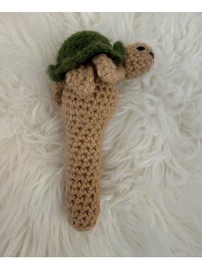 💫10/$25 • Handmade Crochet Turtle Rattle